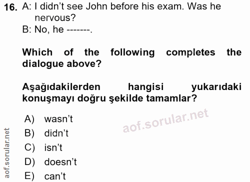 Soru 16