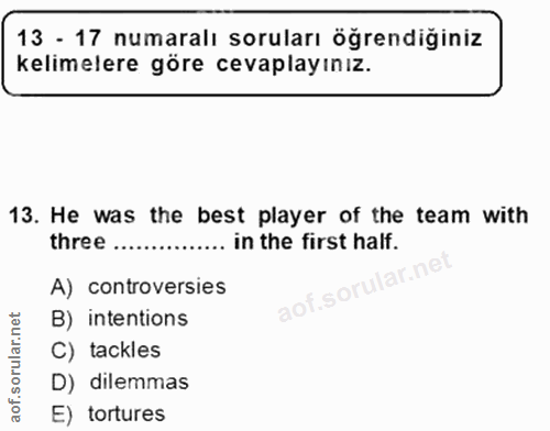 Soru 13