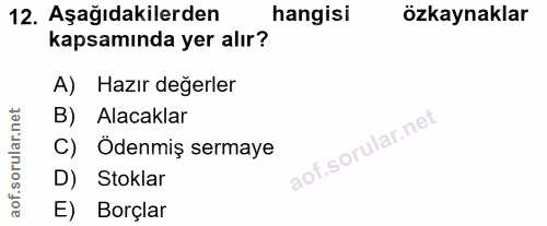 Soru 12