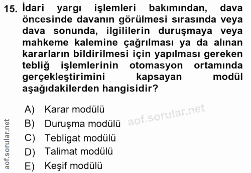Soru 15