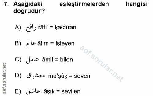 Soru 7