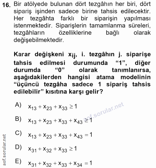 Soru 16