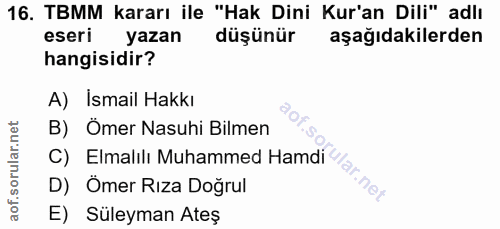 Soru 16