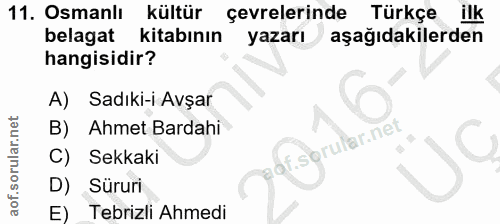 Soru 11