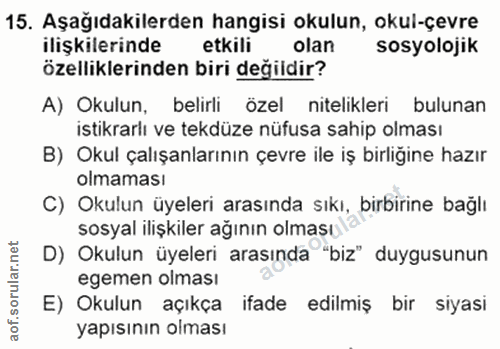 Soru 15