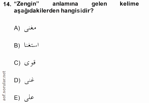 Soru 14