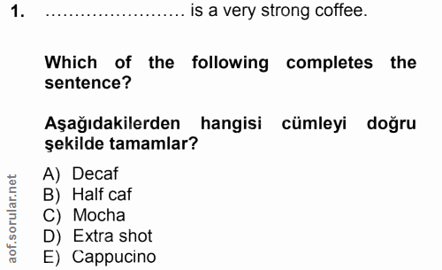 Soru 1