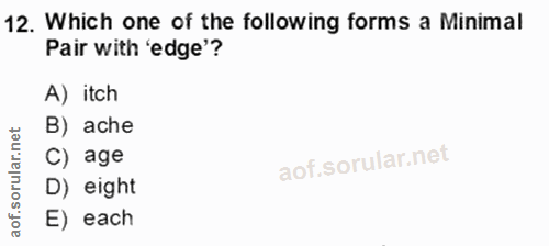 Soru 12