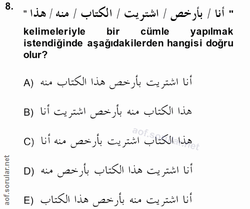 Soru 8