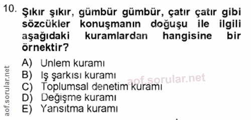 Soru 10