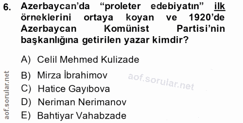 Soru 6