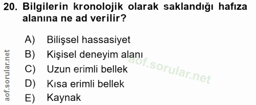 Soru 20