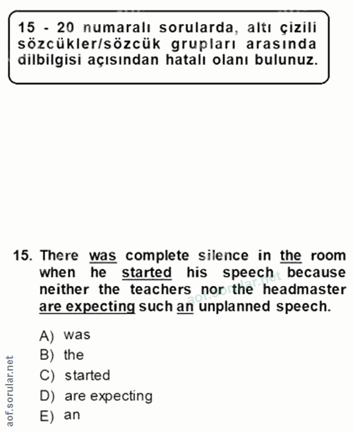 Soru 15