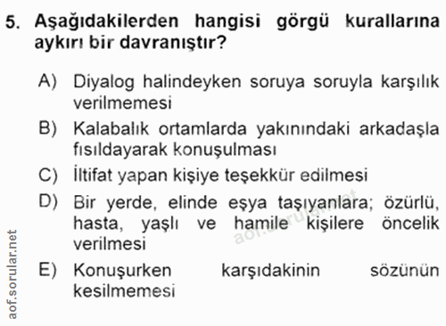 Soru 5