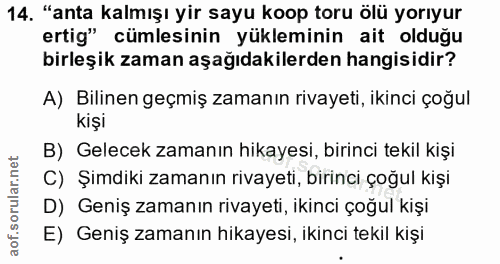 Soru 14