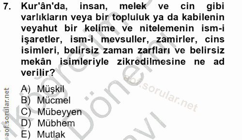 Soru 7