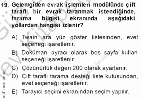 Soru 19