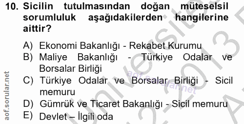 Soru 10