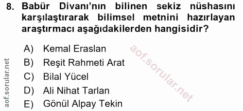 Soru 8
