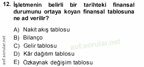 Soru 12