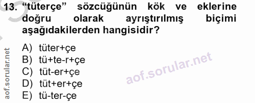 Soru 13