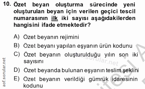 Soru 10