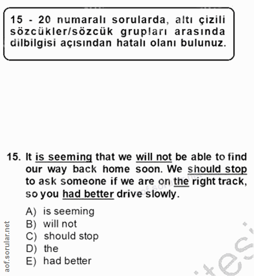 Soru 15