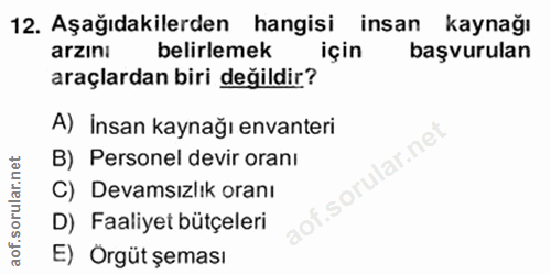 Soru 12