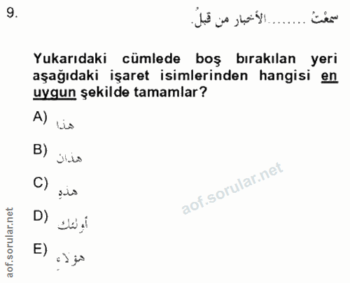 Soru 9
