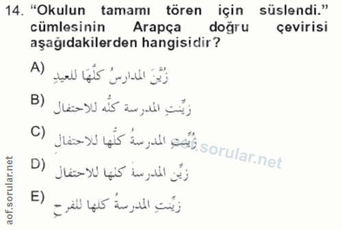 Soru 14