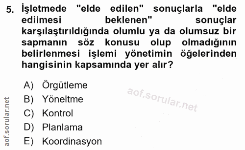Soru 5