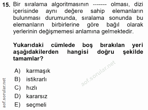 Soru 15