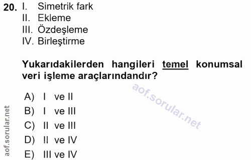 Soru 20