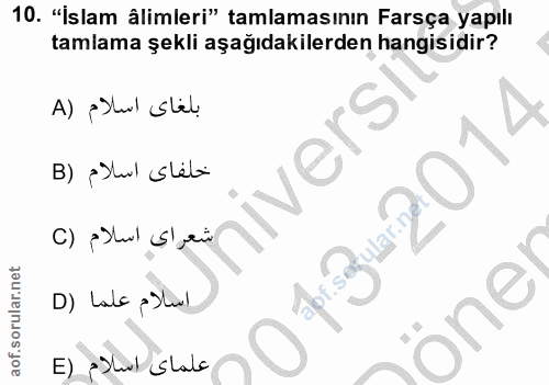Soru 10