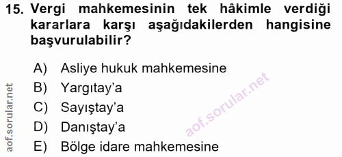 Soru 15