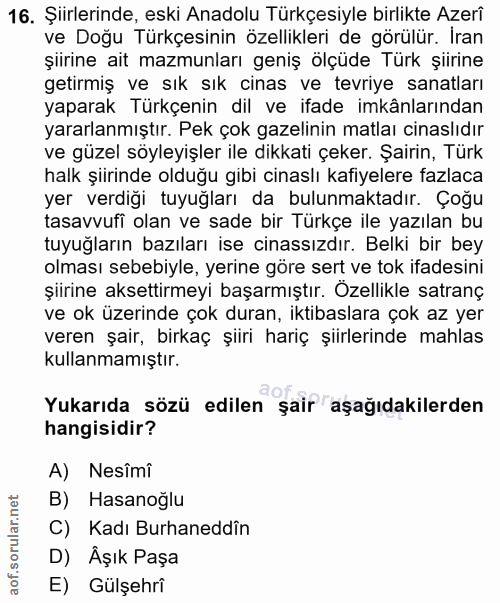 Soru 16