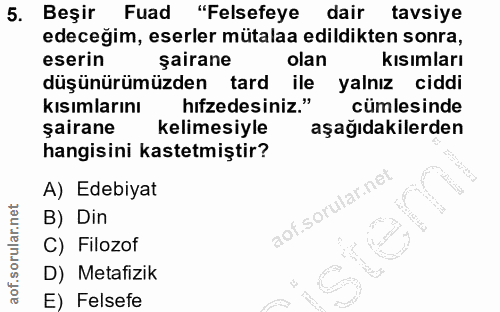 Soru 5