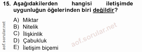 Soru 15
