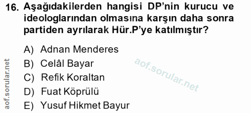 Soru 16