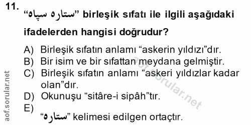 Soru 11