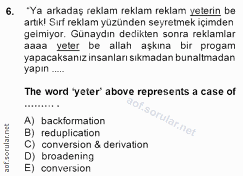 Soru 6