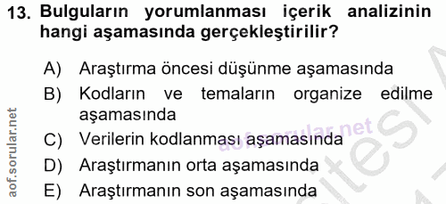 Soru 13
