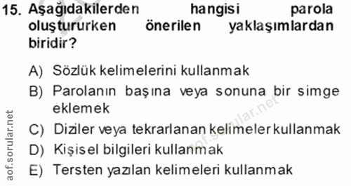 Soru 15