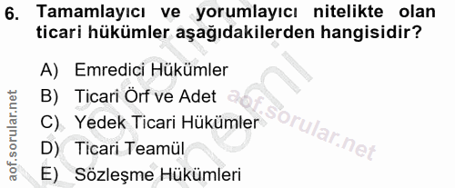 Soru 6
