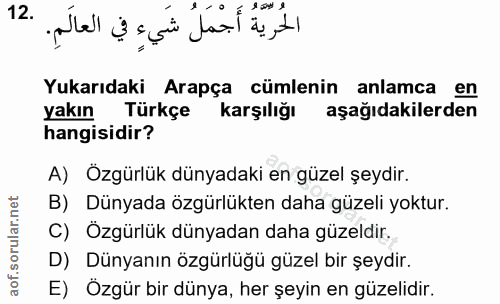 Soru 12