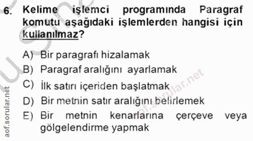 Soru 6
