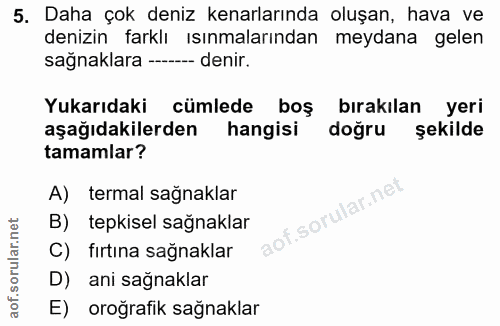 Soru 5