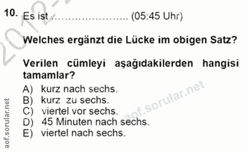 Soru 10