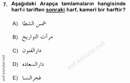 Soru 7