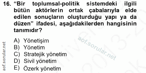 Soru 16